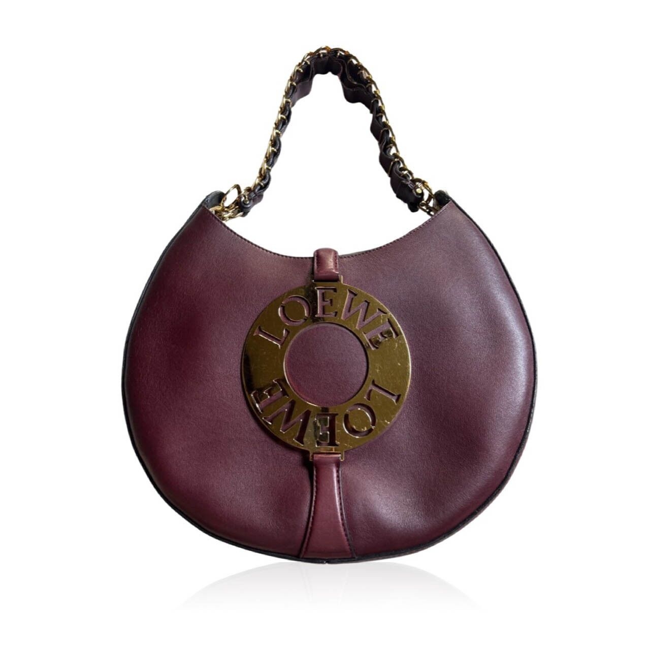 Loewe Burgundy Shoulder Bag