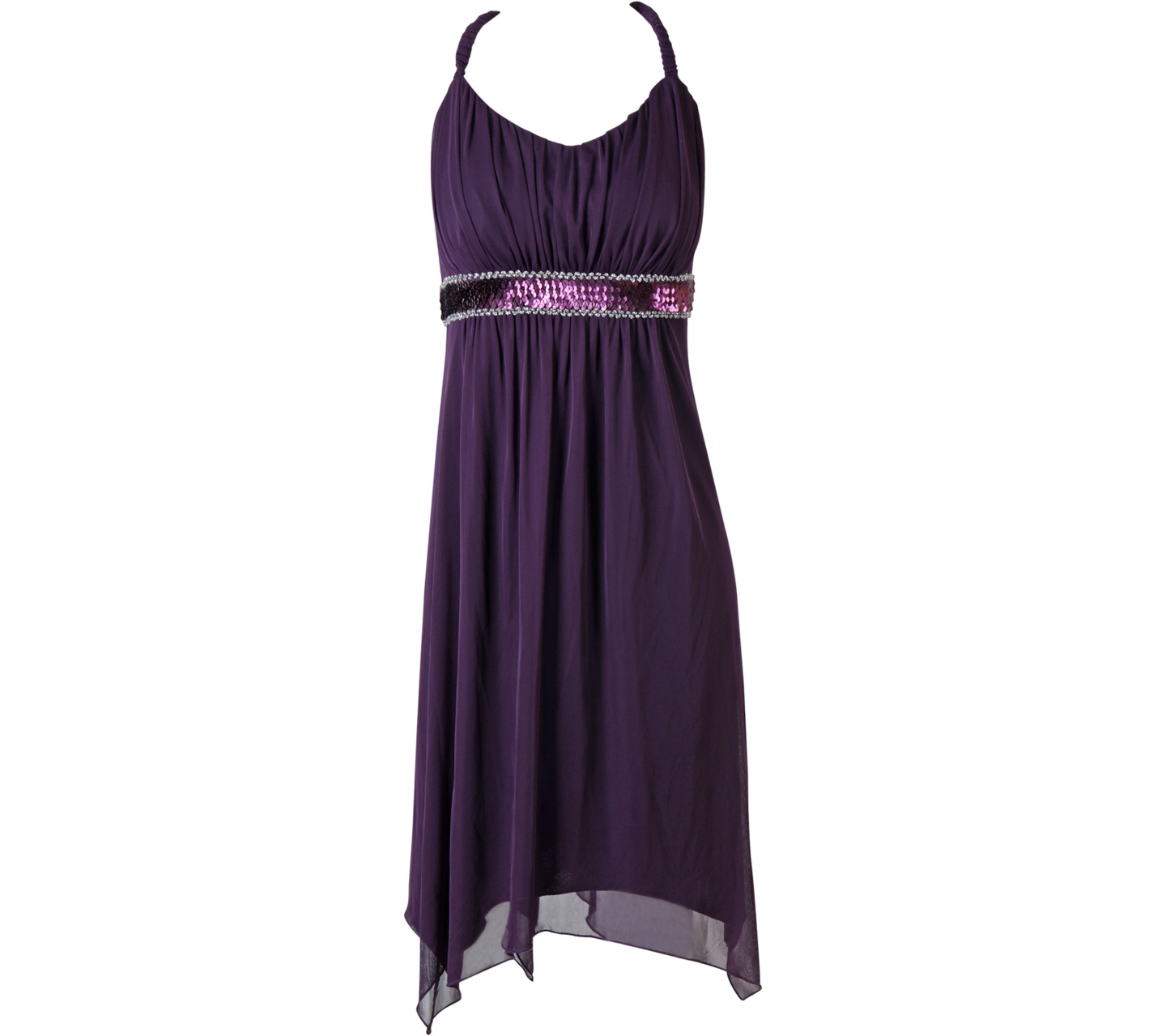 Enfocus Studio Purple Mini Dress