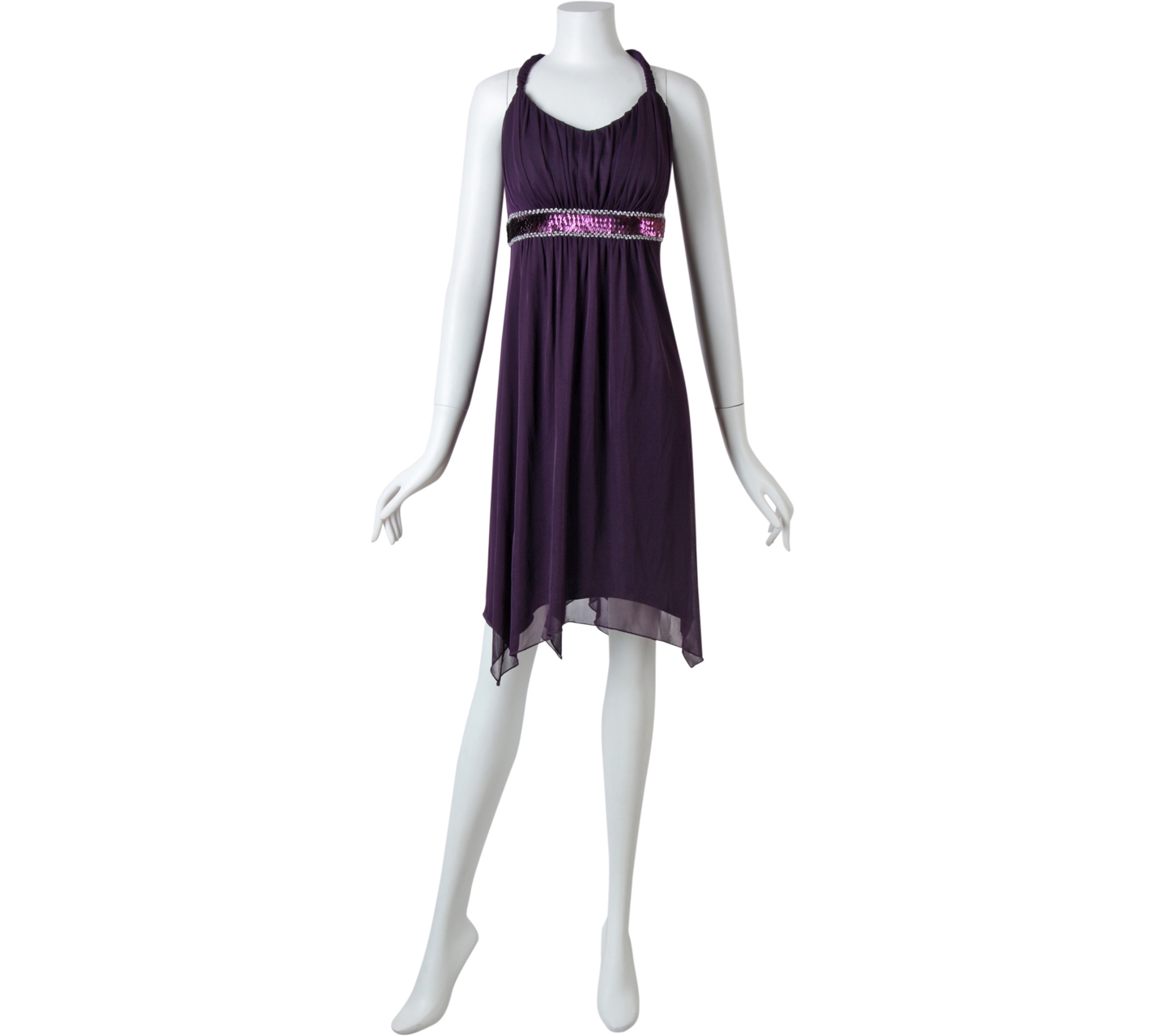Enfocus Studio Purple Mini Dress