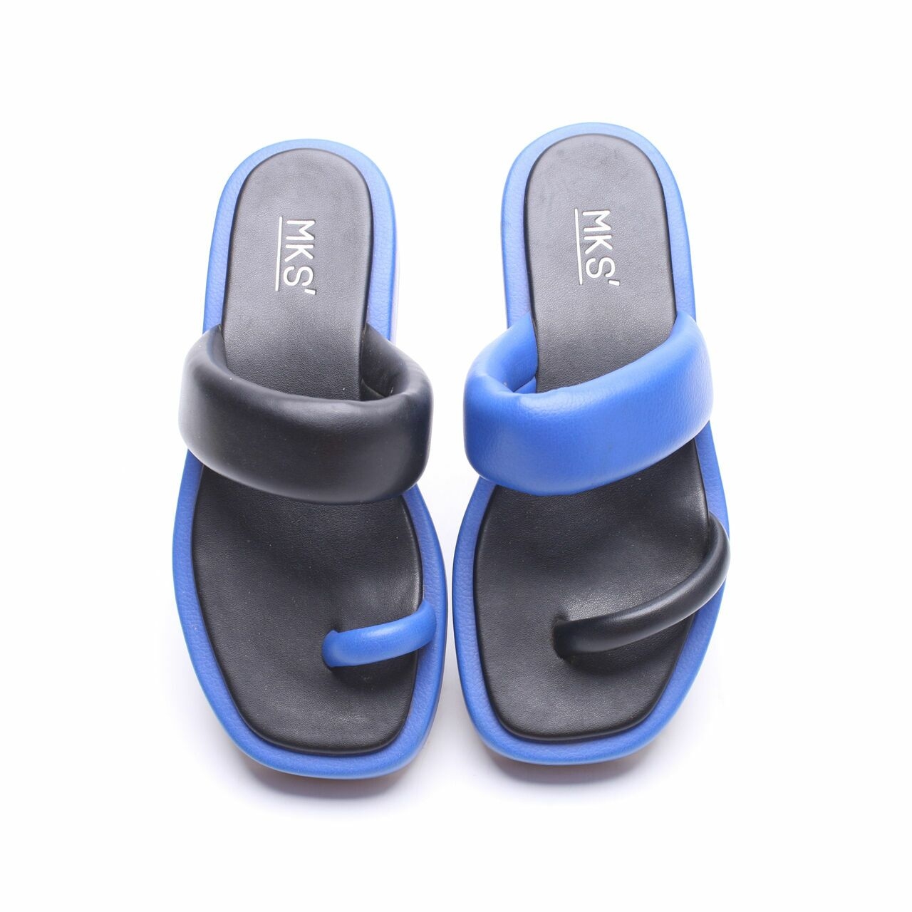 MKS Blue & Black Sandals