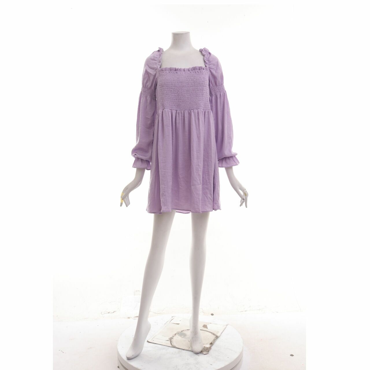 Divided Purple Mini Dress