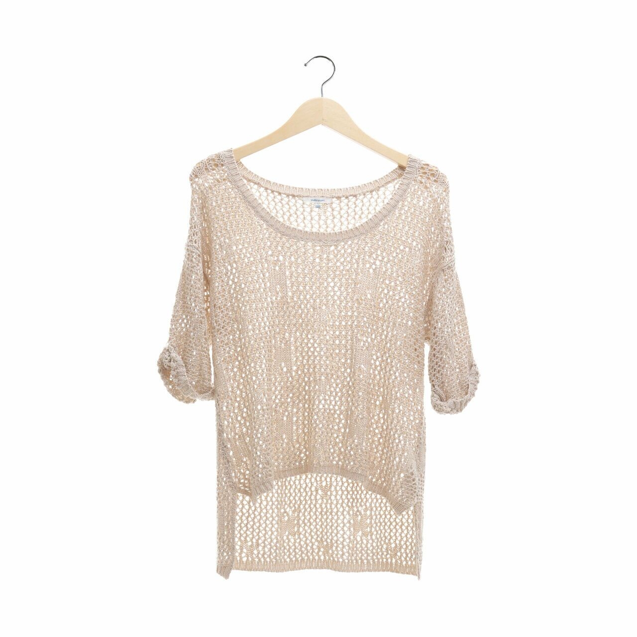 Valley Girl Cream Knit Blouse