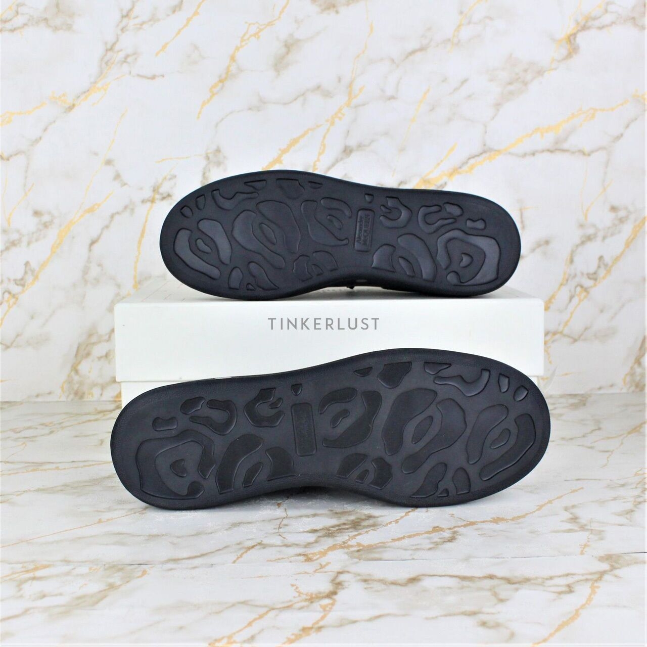 Alexander McQueen Black Transparent Sneakers