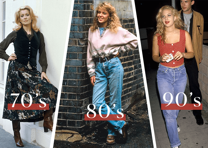 Tahun 70an, 80an, dan 90an; gaya outfit-mu tahun berapa ya?