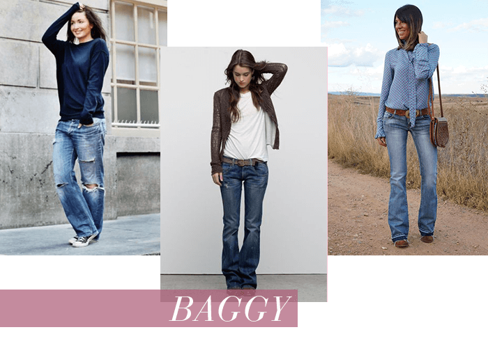 Baggy or Low-waist Jeans