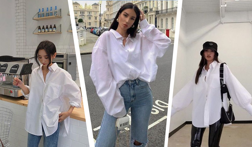 Oversized Blouses goes with Skin-tight pants