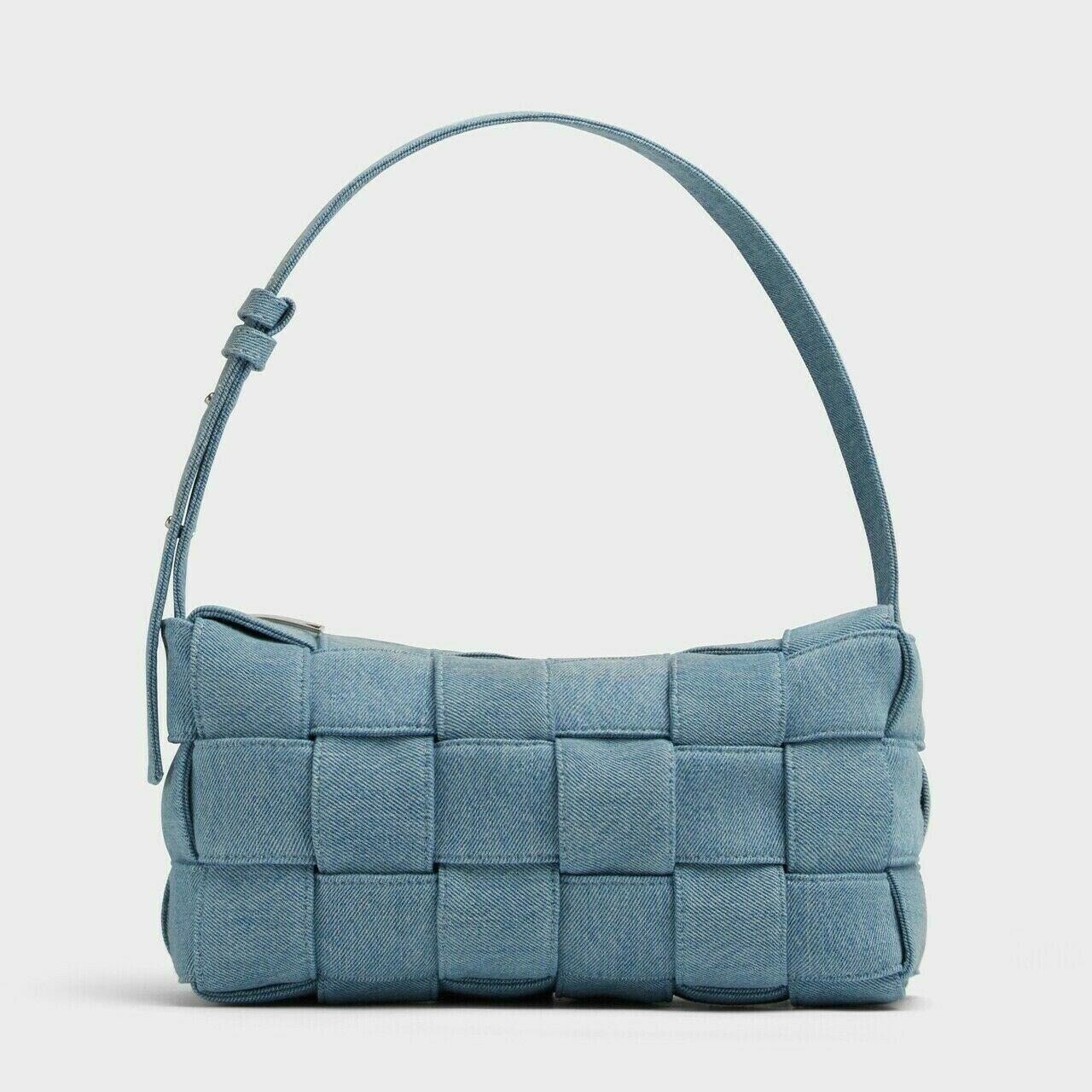 [PREORDER] Bottega Veneta Brick Cassette Indigo Washed Shoulder Bag