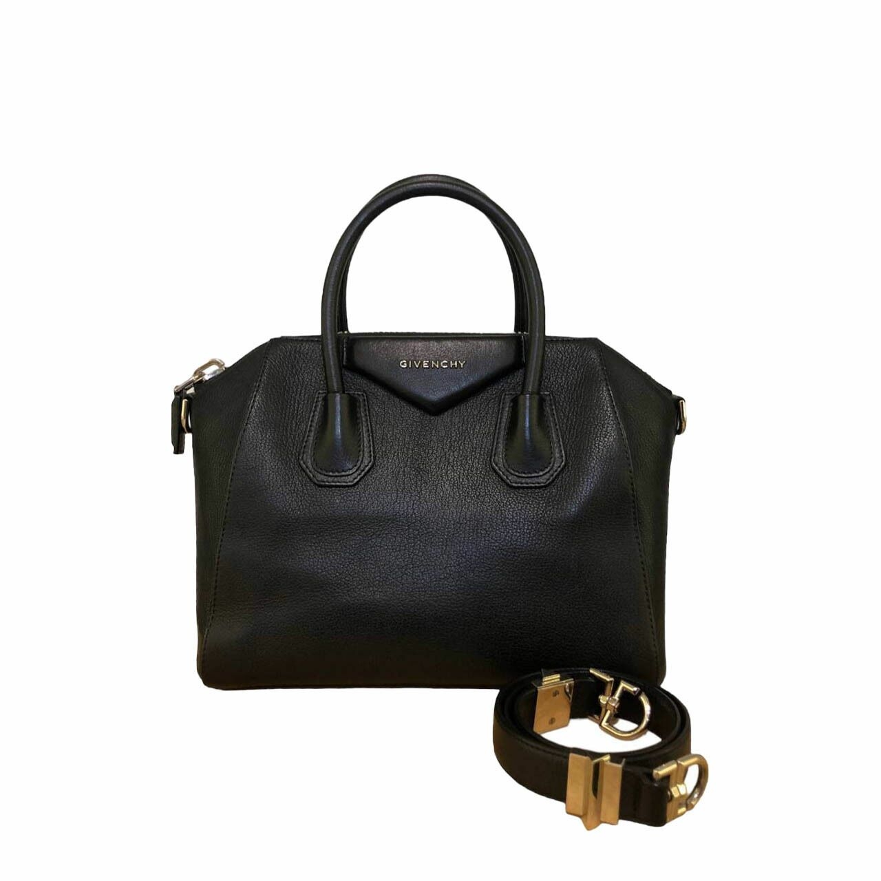 Givenchy Antigona Small Black Grained 2016 Satchel