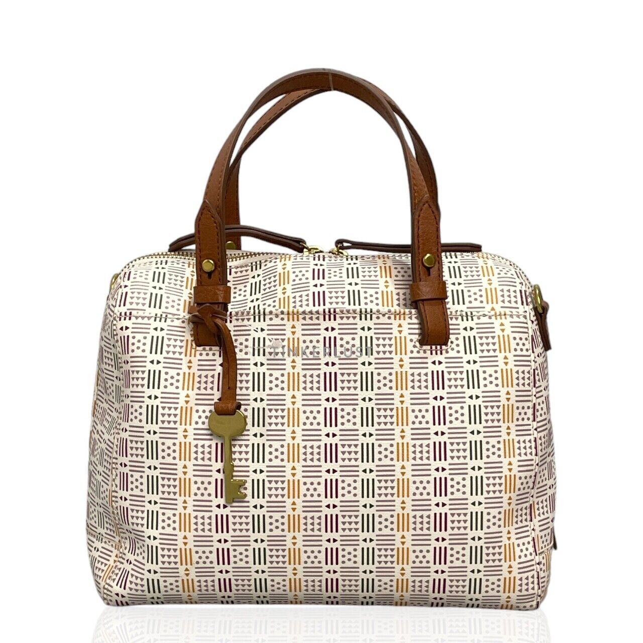 Fossil ZB7314189 Rachel White Multi Satchel