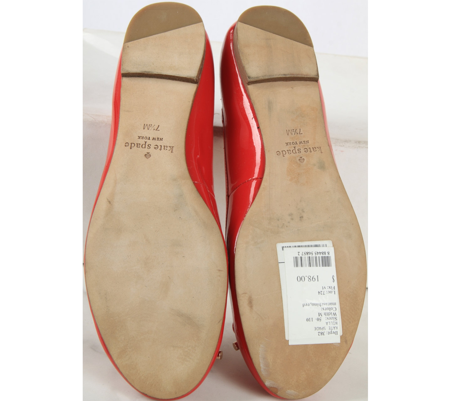 Kate Spade Red Flats