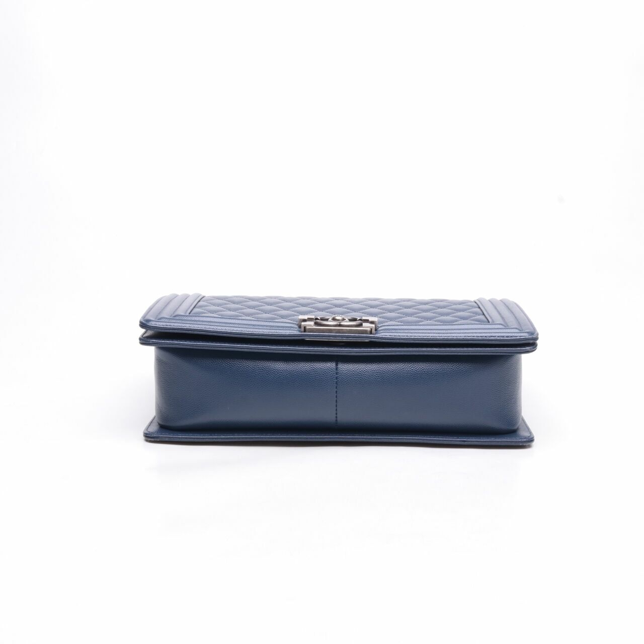 Chanel Caviar Boy 28 Navy RHW #25 Shoulder Bag