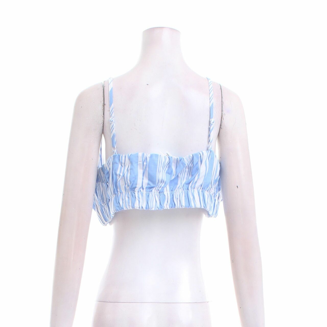 H&M x Lemlem Blue & White Stripes Crop Sleeveless	