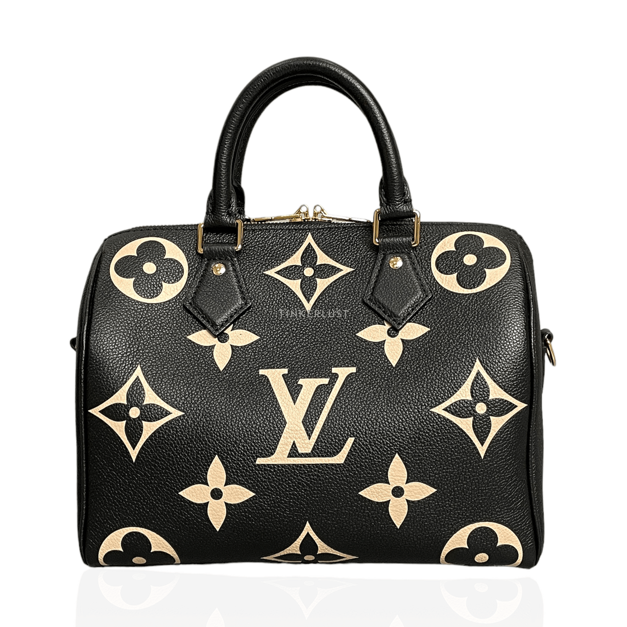 Louis Vuitton Monogram Giant Speedy 25 Bandouliere Empreinte Bicolor Chip GHW Handbag