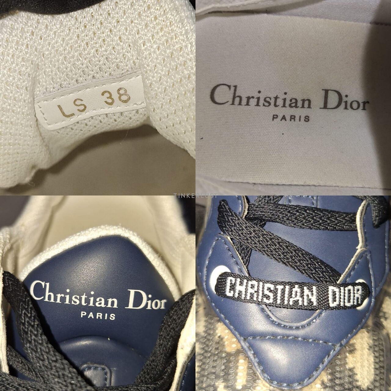 Dior Vibe Deep Blue Oblique Sneaker