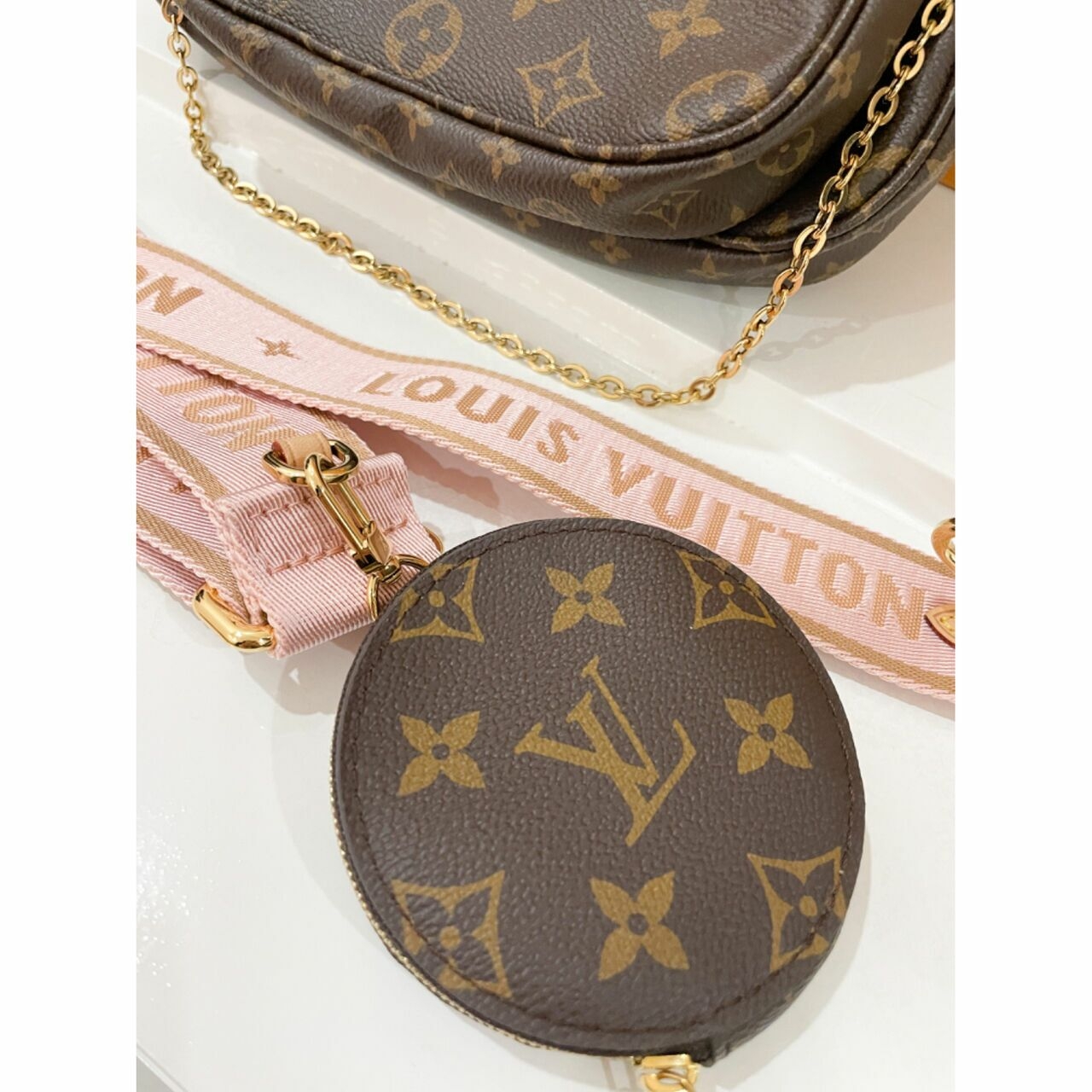 Louis Vuitton Brown Sling Bag