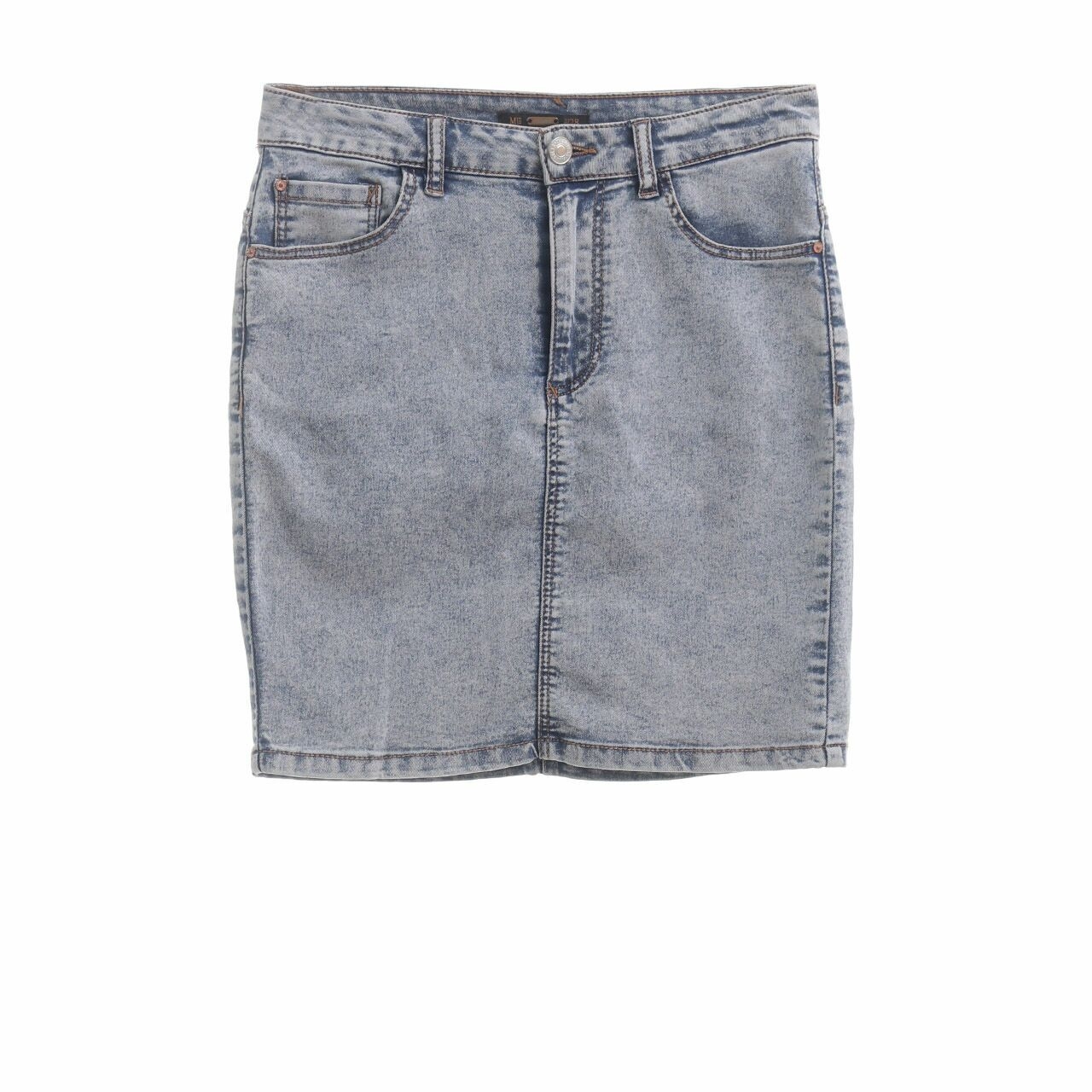 Pull & Bear Dark Blue Mini Skirt