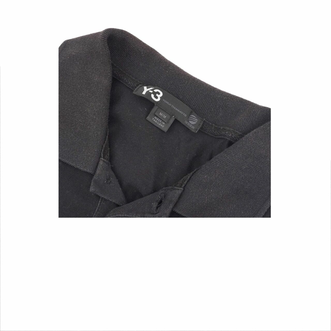 Adidas x Yohji Yamamoto Black Polo Shirt