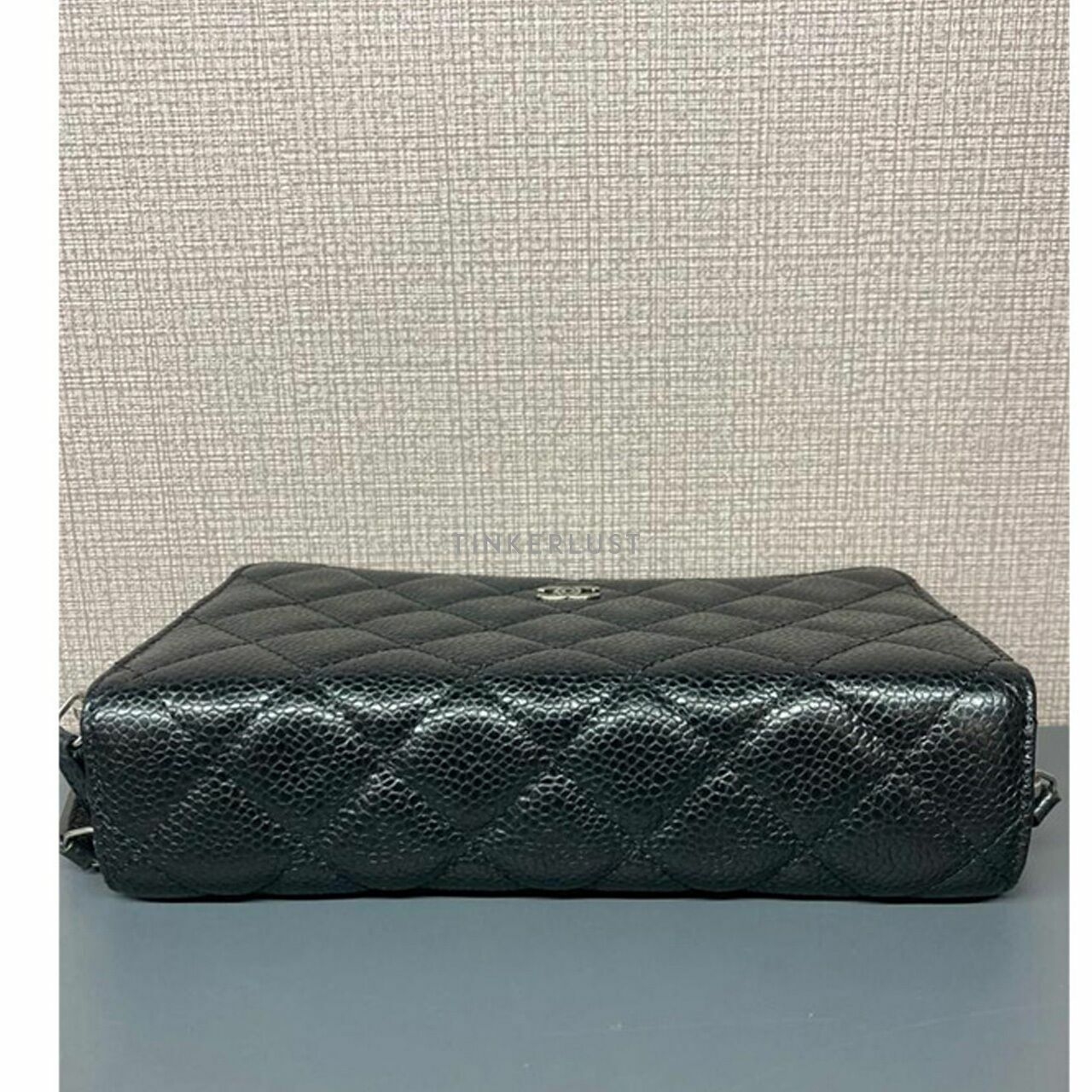 Chanel Wallet Caviar 3 Zipper Black SHW #20 