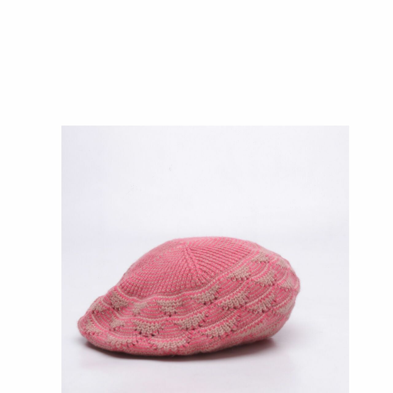 H&M Pink Knit Baret Hats