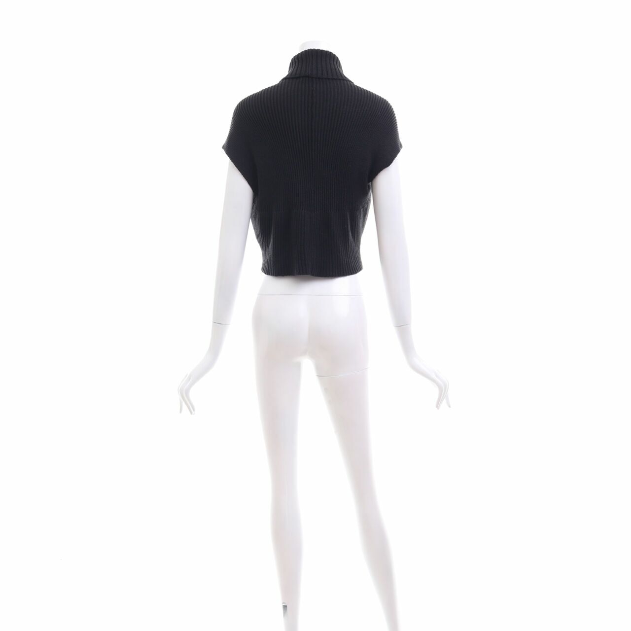 Noir Sur Blanc Black Knit Outerwear