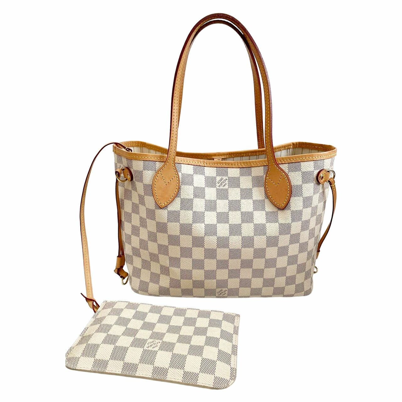 Louis Vuitton Neverfull PM Damier Azur 2021 Tote Bag