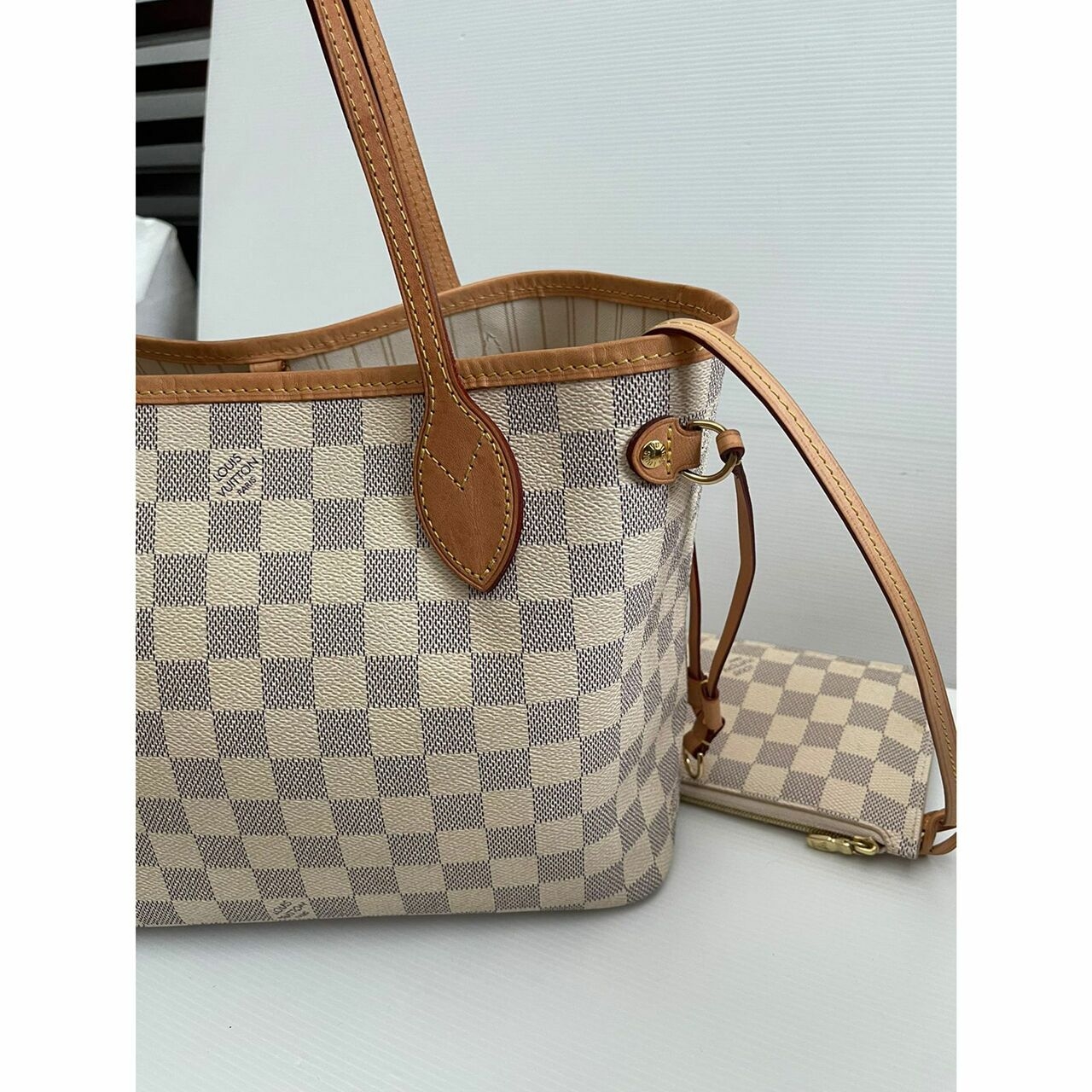 Louis Vuitton Neverfull PM Damier Azur 2021 Tote Bag