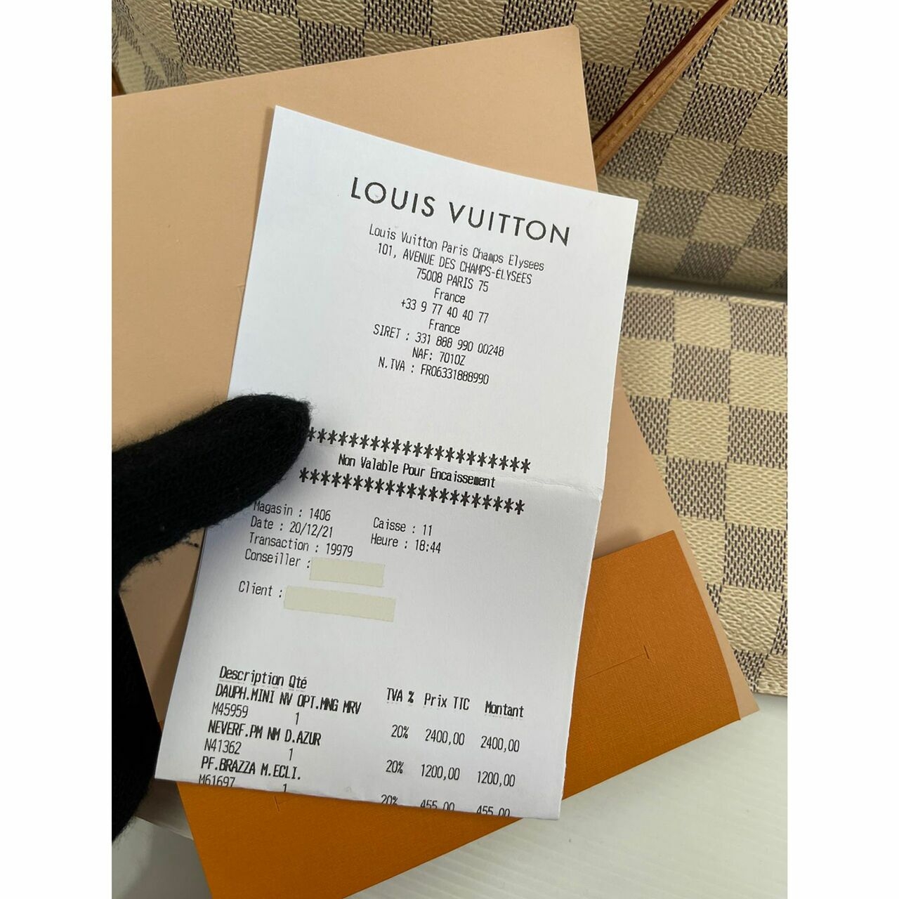 Louis Vuitton Neverfull PM Damier Azur 2021 Tote Bag