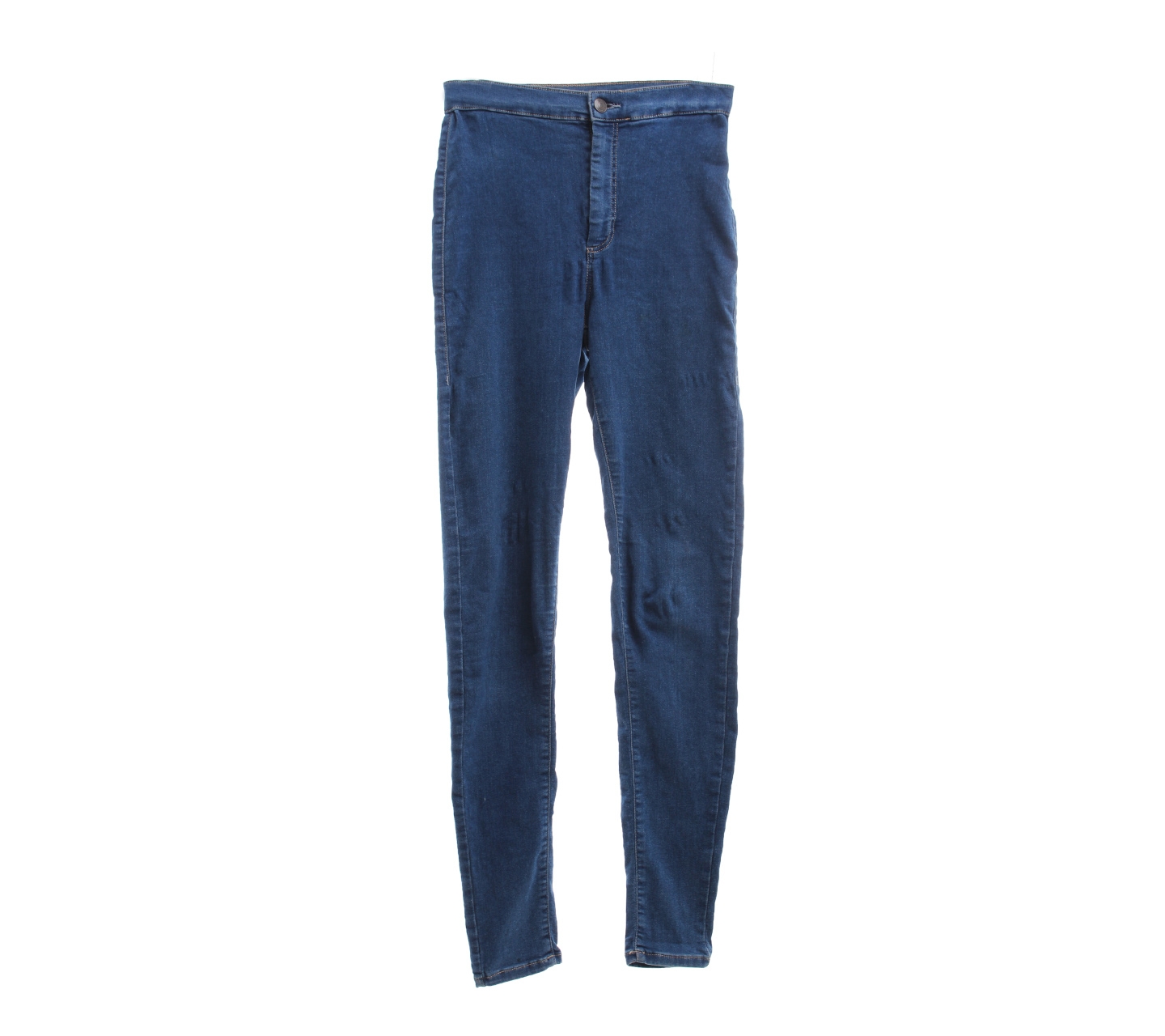 Topshop Dark Blue Moto Joni Long Pants