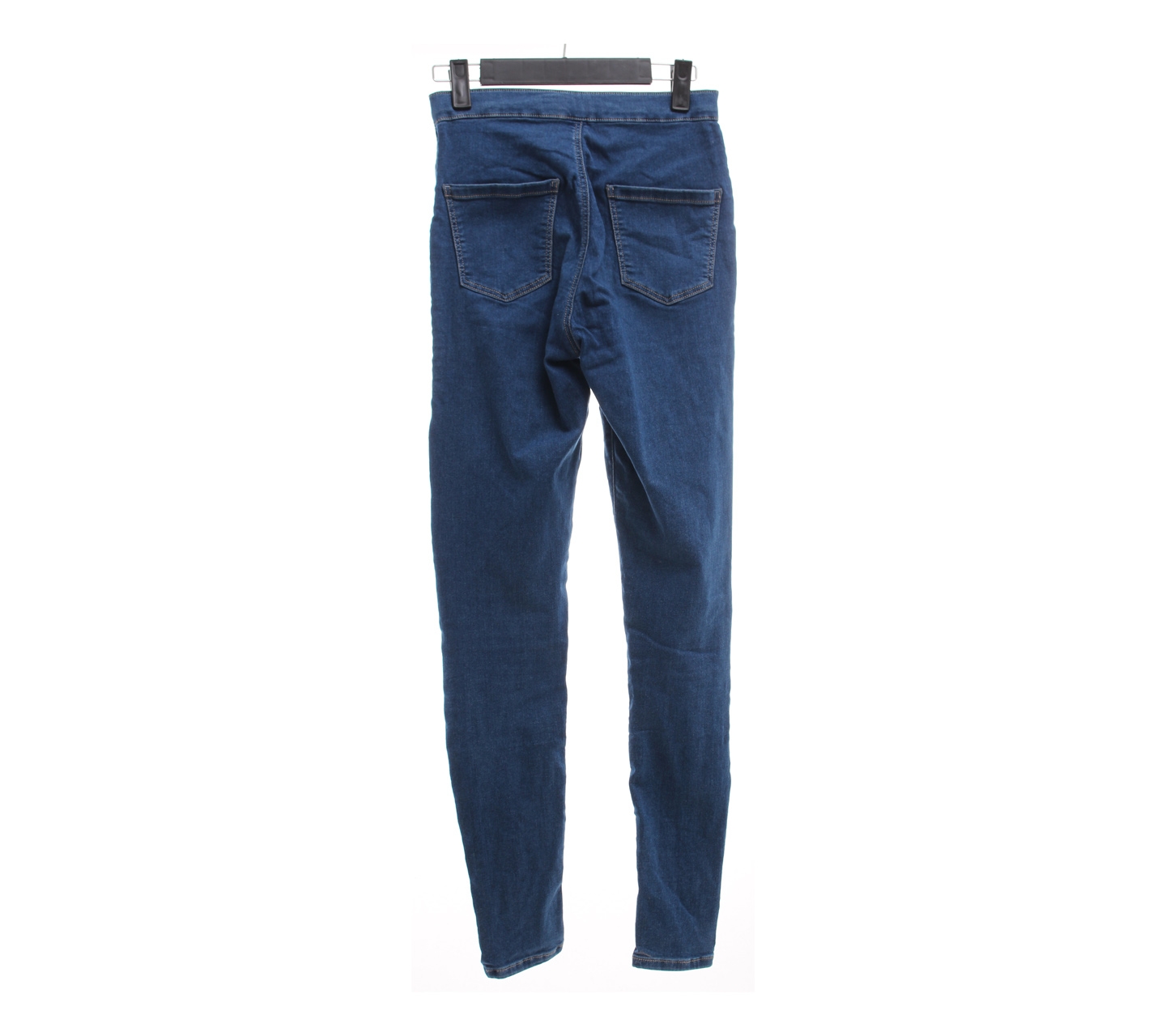 Topshop Dark Blue Moto Joni Long Pants