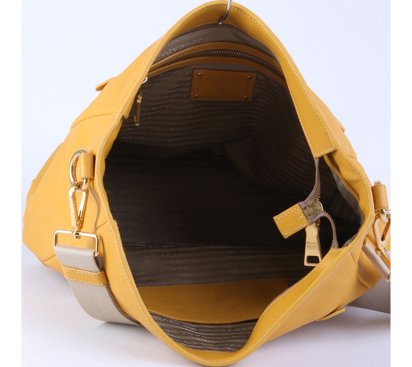 Prada Yellow Shoulder Bag