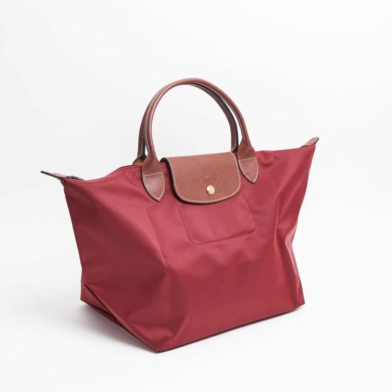 Longchamp Maroon Tote Bag