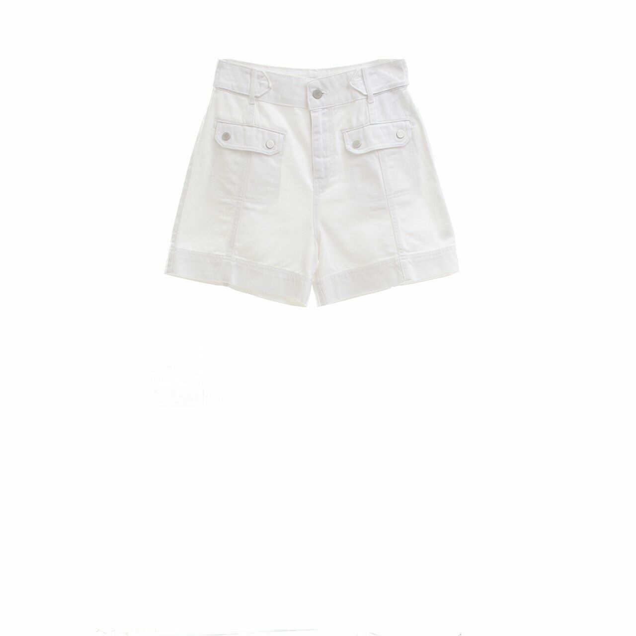 Zara White Short Pants