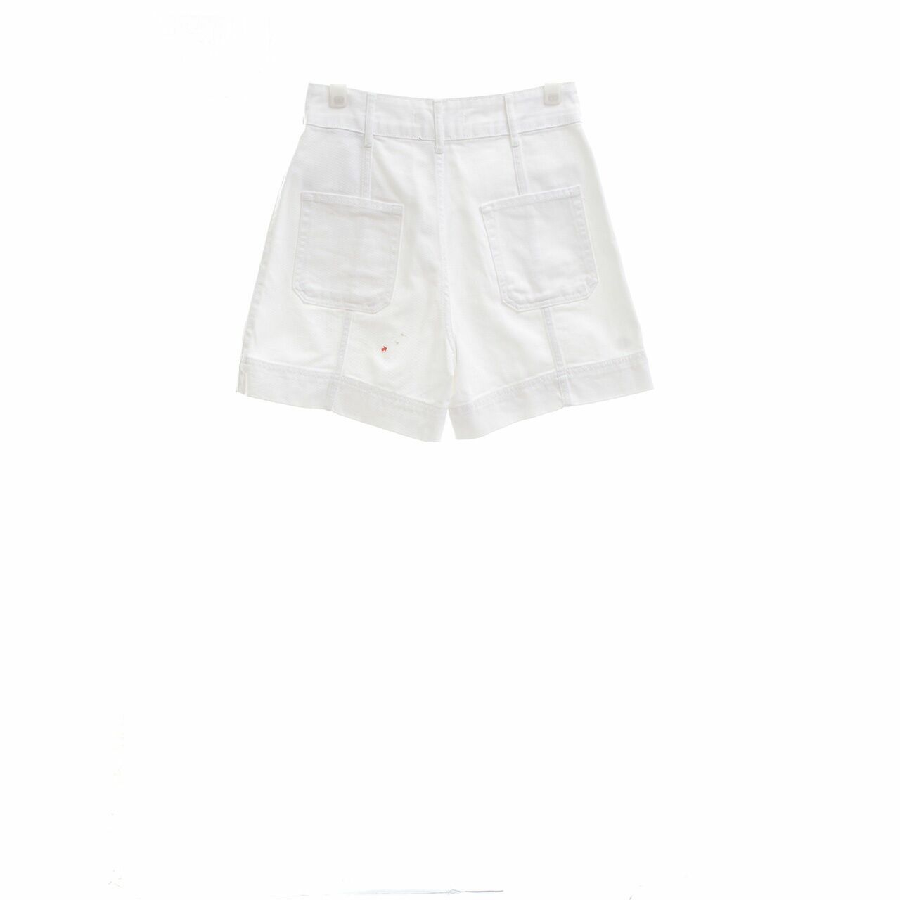 Zara White Short Pants