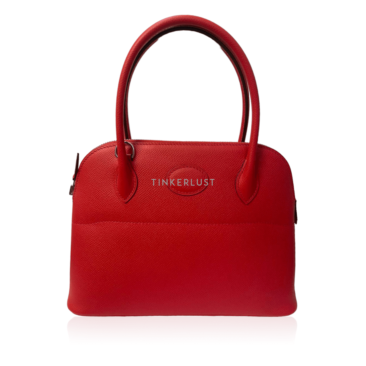 Hermes Bolide 27 Red Epsom PHW C Handbag