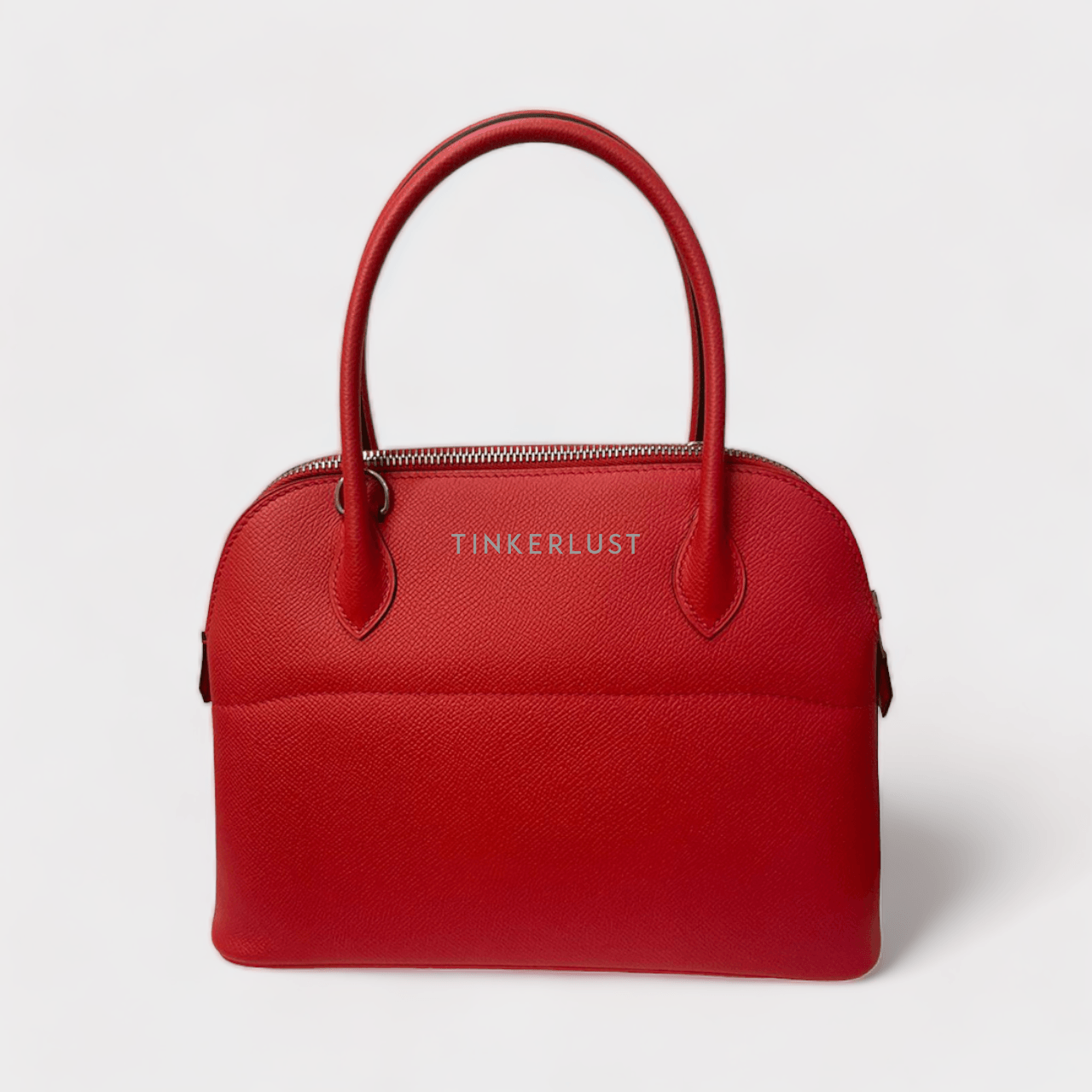 Hermes Bolide 27 Red Epsom PHW C Handbag