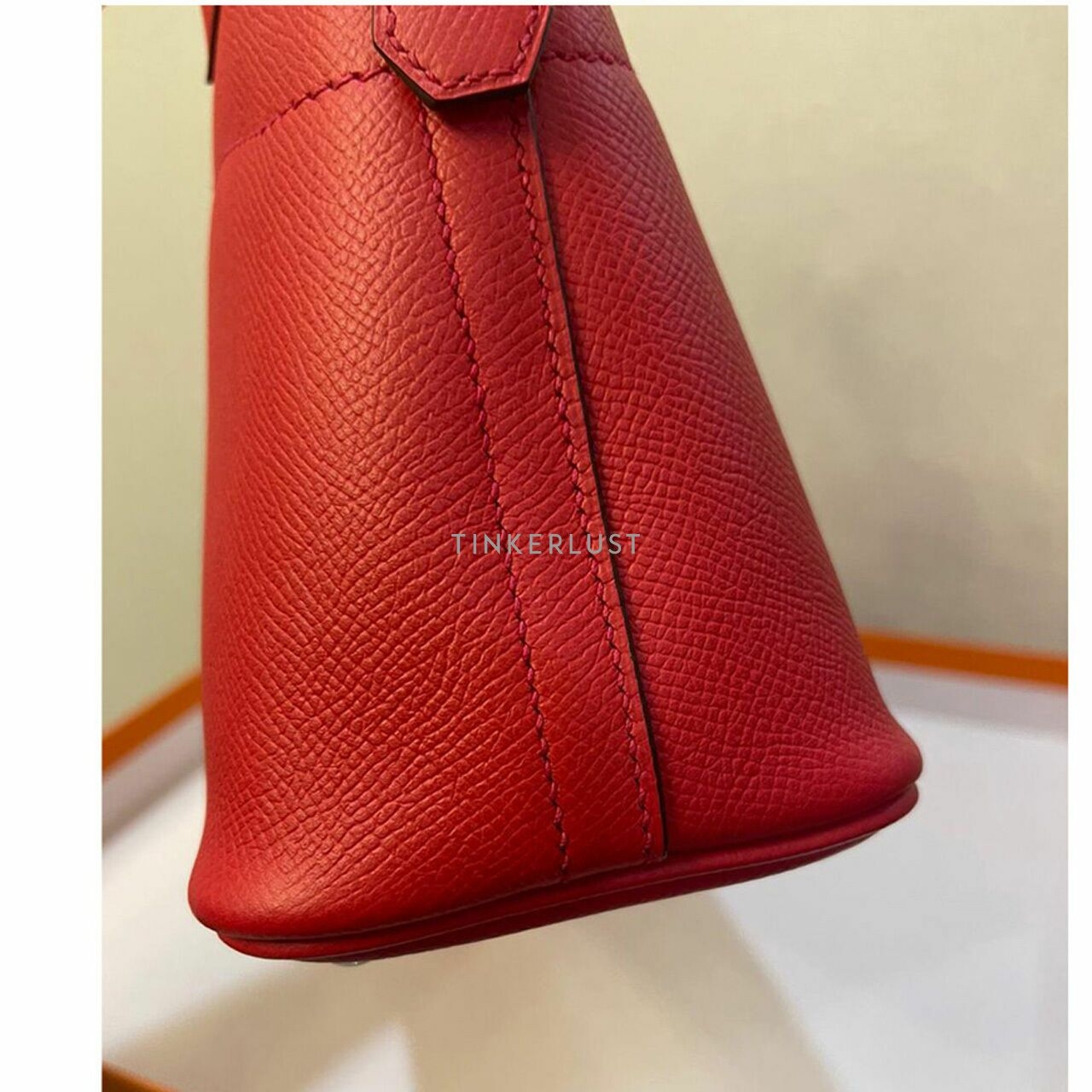 Hermes Bolide 27 Red Epsom PHW C Handbag