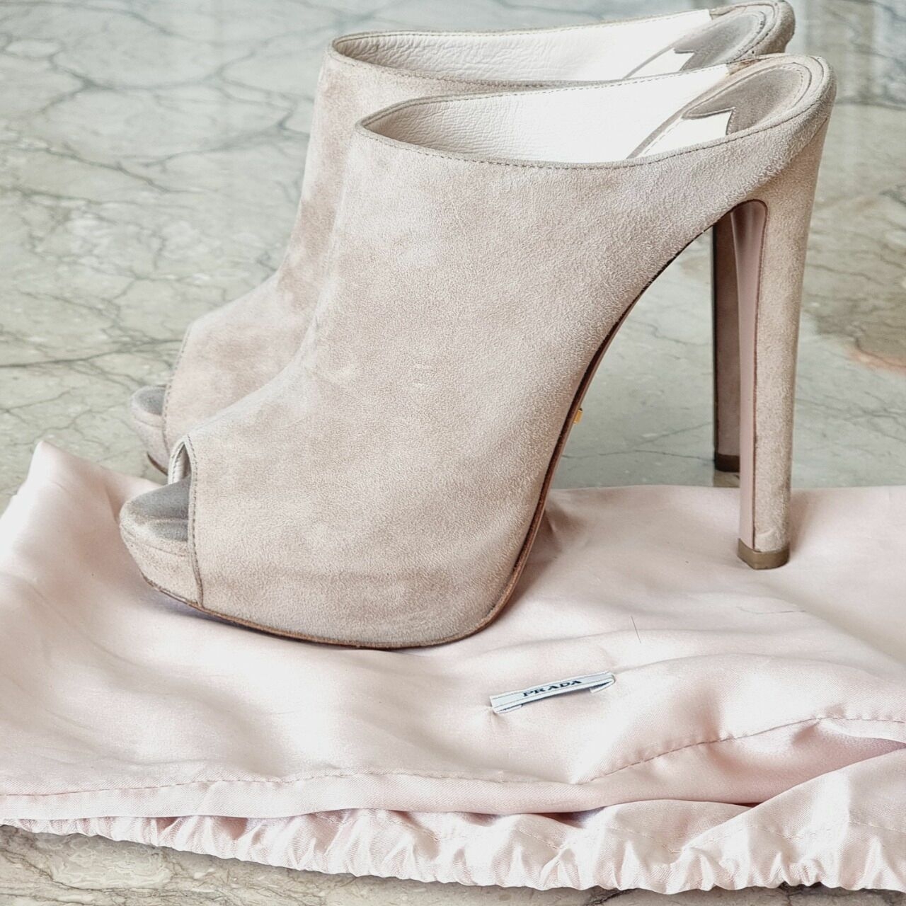 Prada Beige Heels