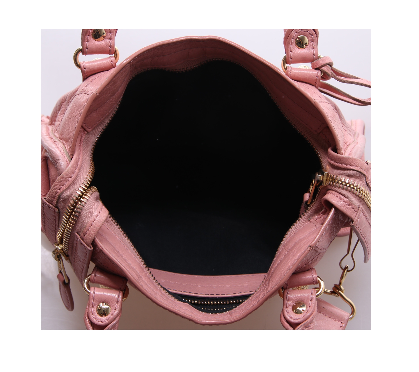 Balenciaga Pink Mini City Satchel