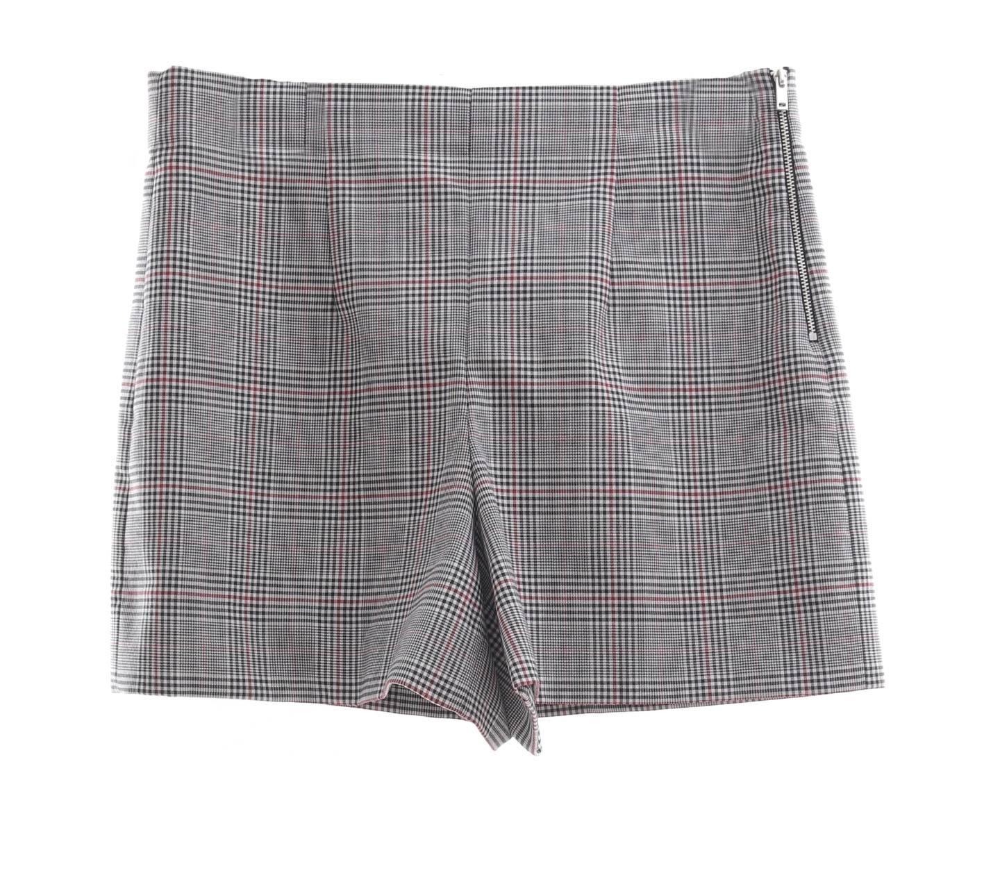 Zara Multi Color Plaid Hot Pants 