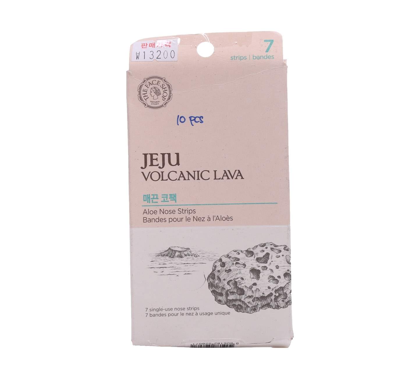 The Face Shop Jeju Volcanic Lava Aloe Nose Strips Skin Care