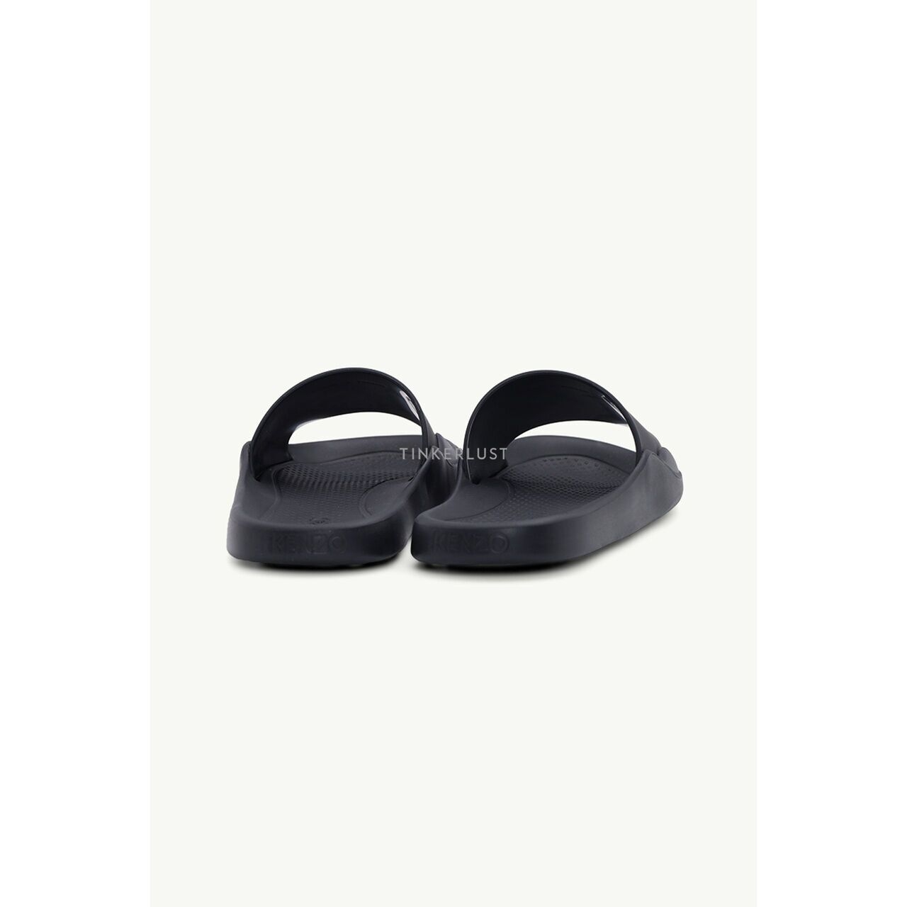 Kenzo Women Sport 'Big X' Pool Slides in Black/White Sandals