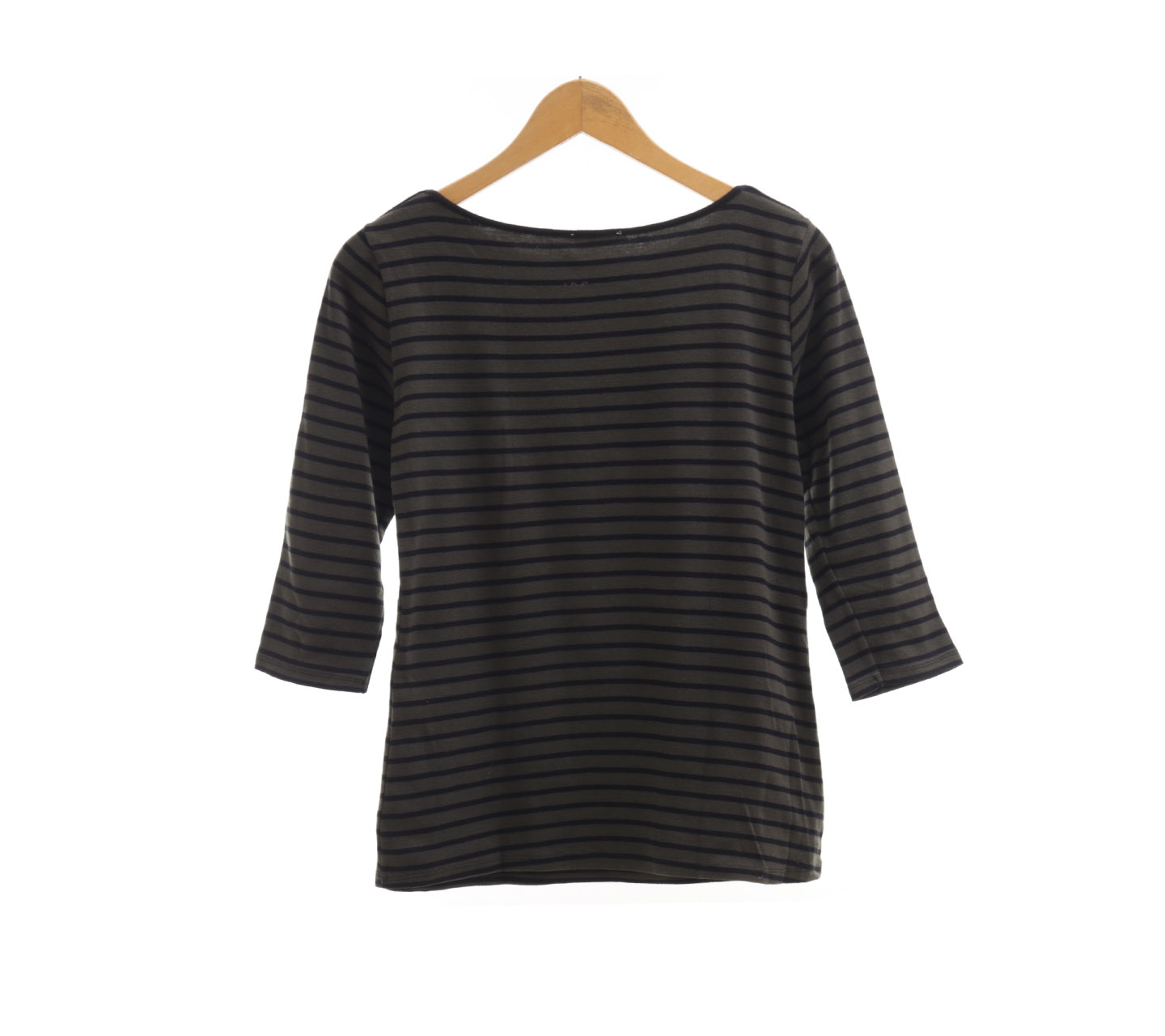 Zara Green & Black Striped Blouse