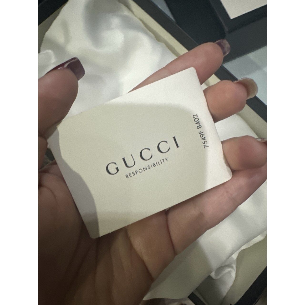 Gucci Ribbon Black Wallet