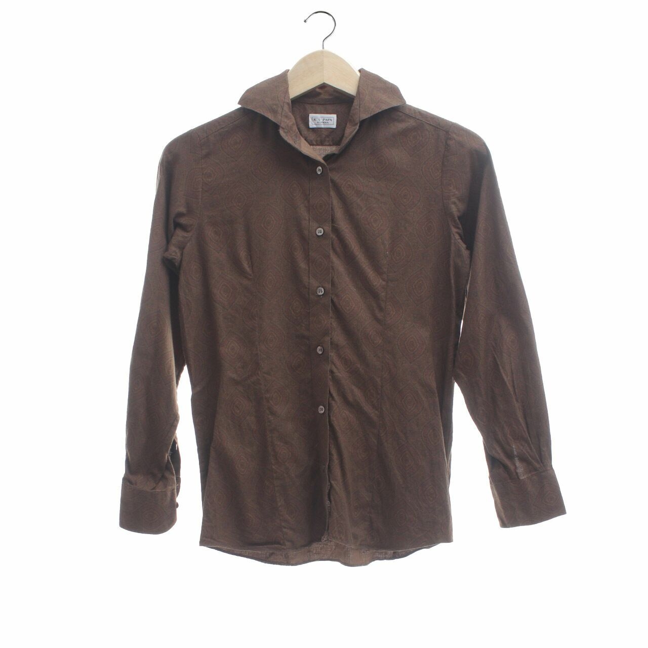 Private Collection Brown Printed Shirt