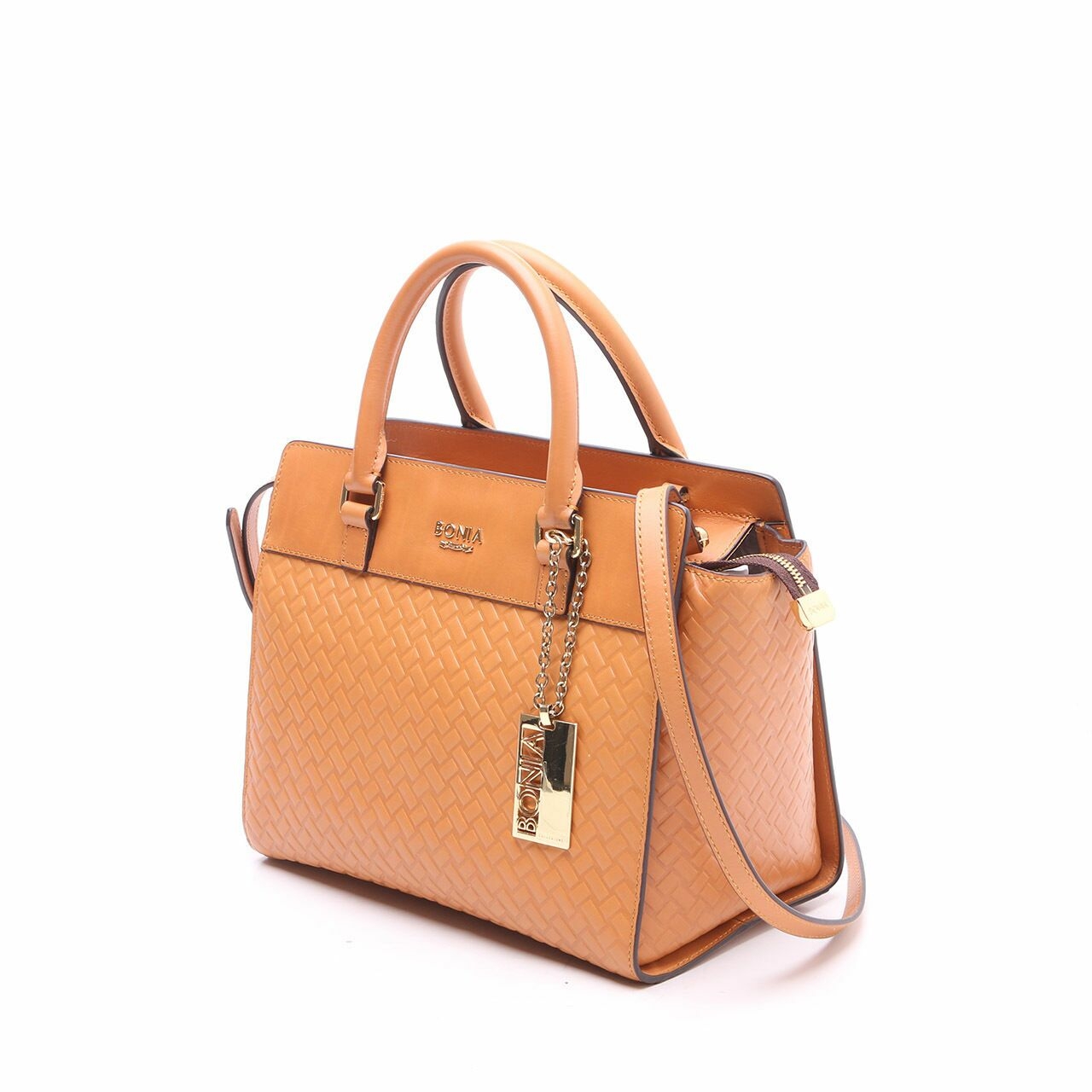 Bonia Brown Satchel