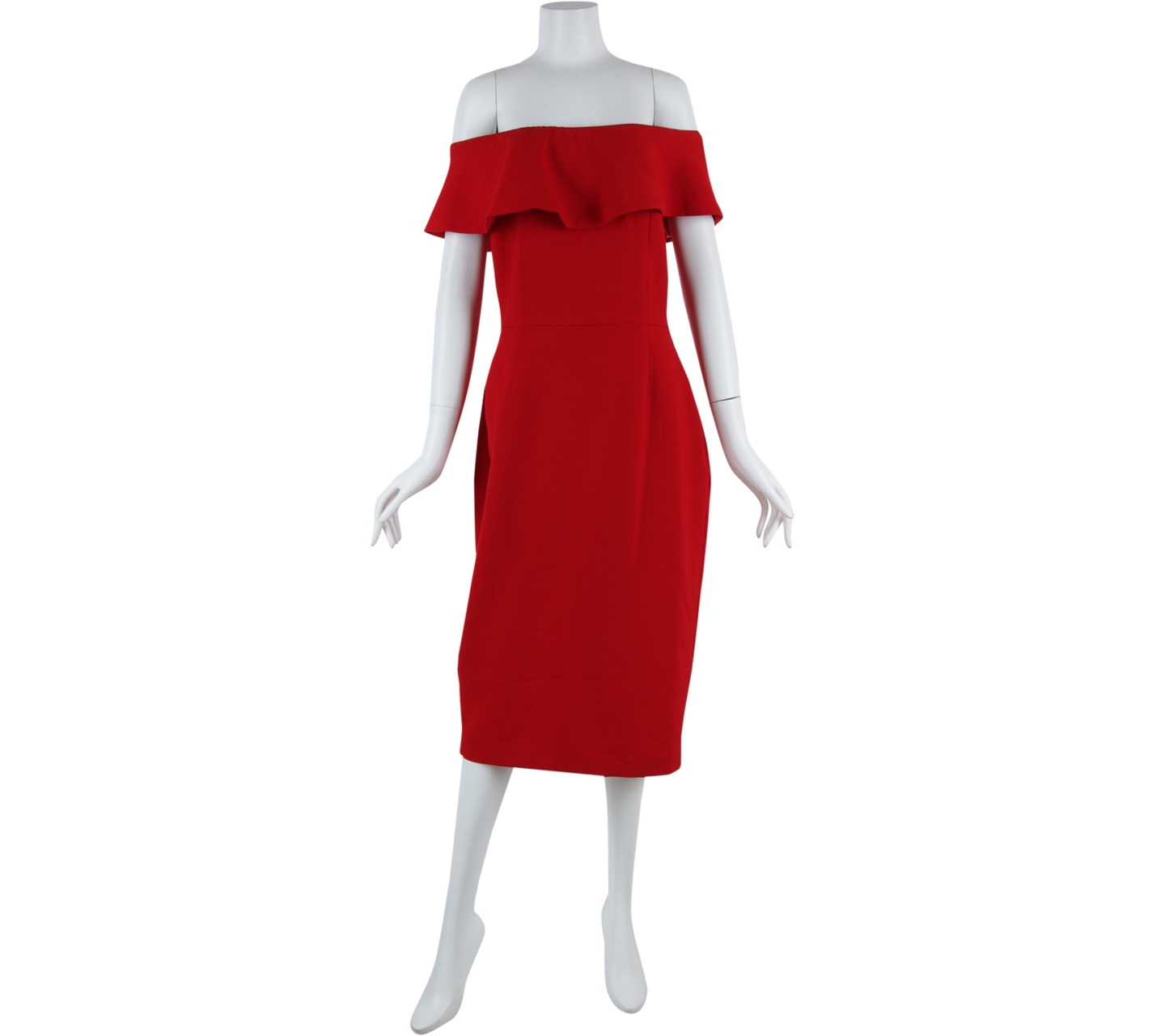 Zara Red Midi Dress