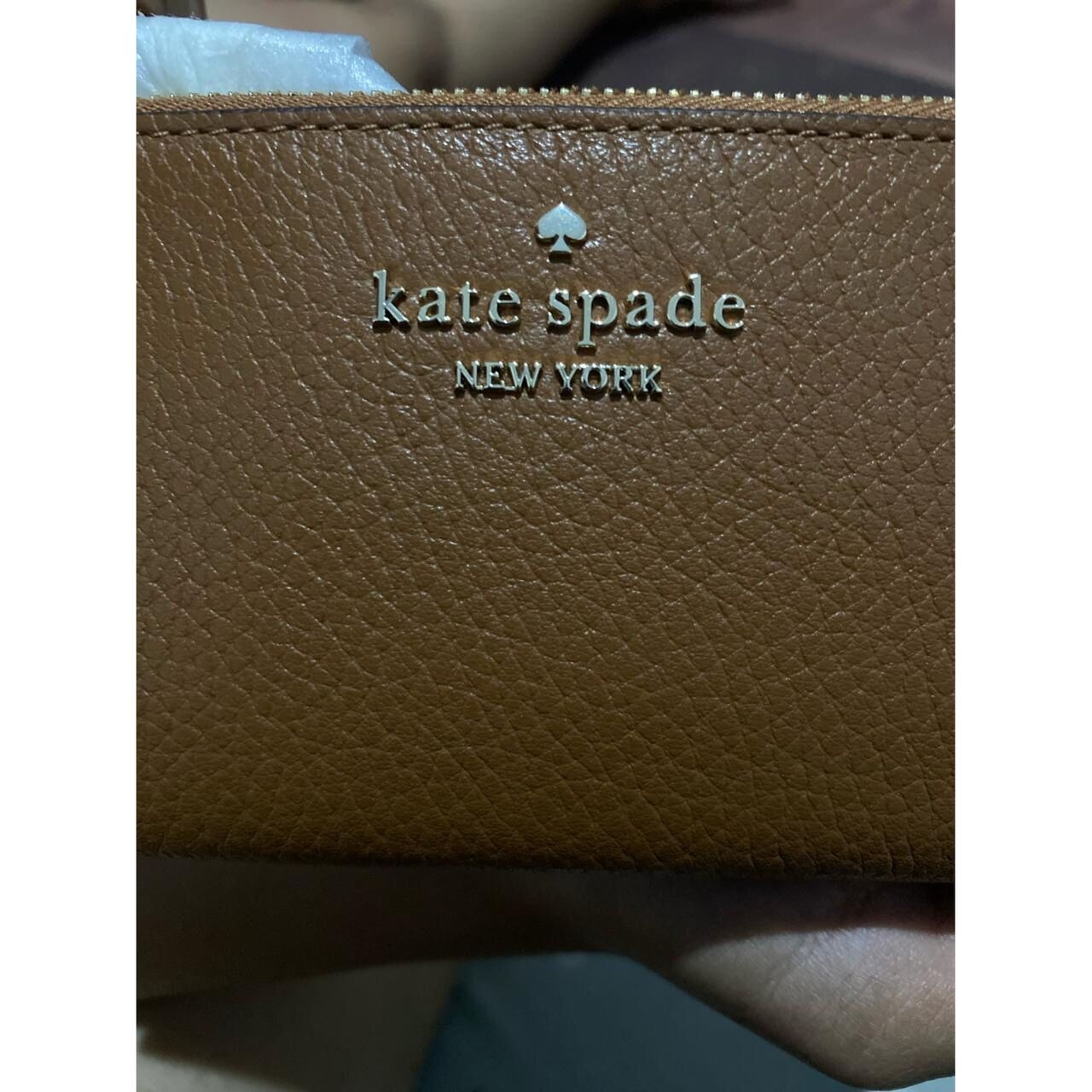 Kate Spade Leila Small Slim Warm Ginger Bifold Wallet