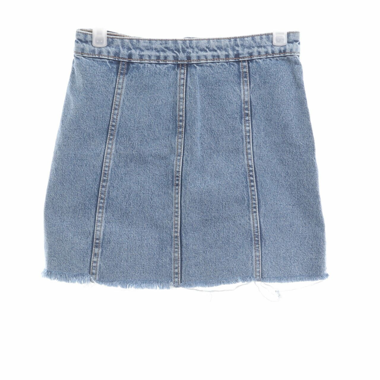 Bershka Blue Denim Mini Skirt