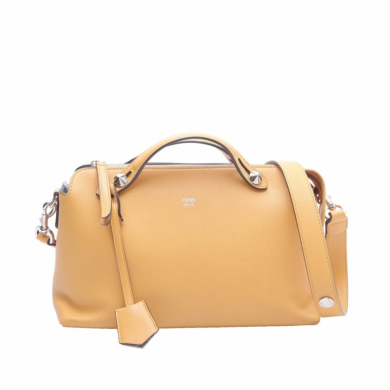 Fendi Small By The Way Yellow Satchel Bag 