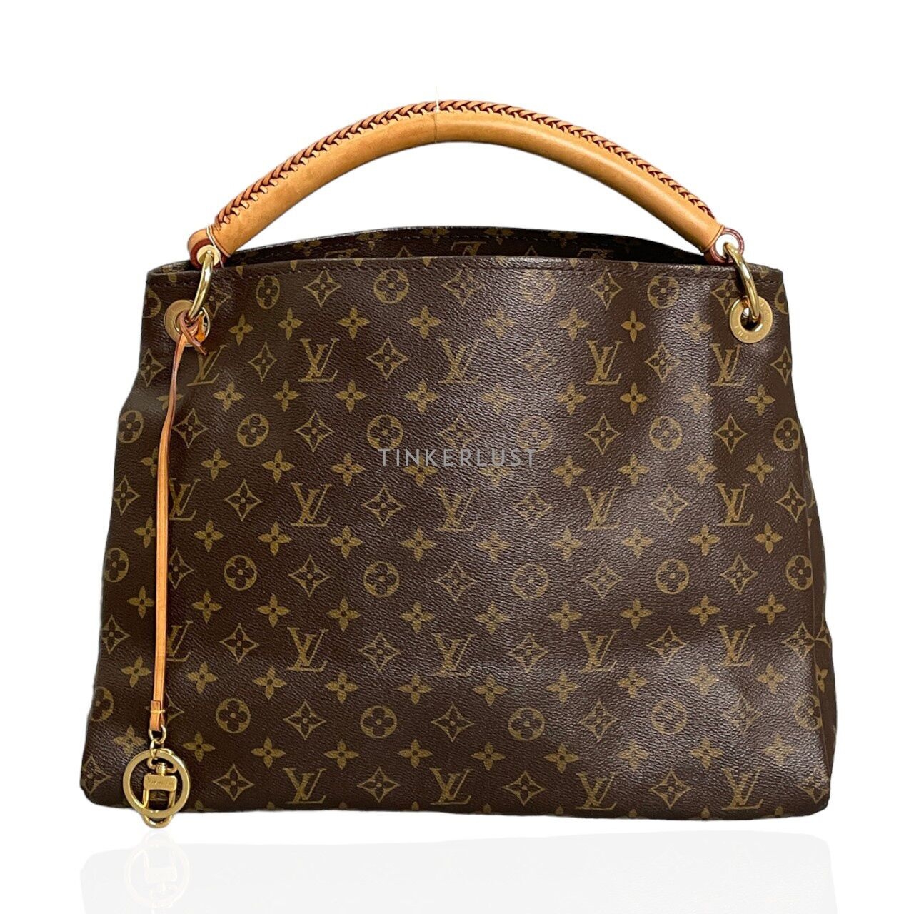 Louis Vuitton Monogram Artsy MM Brown Coated Canvas GHW Shoulder Bag